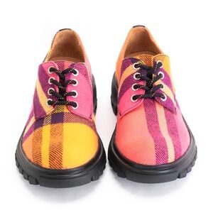 FLUEVOG X ANIAN TUESDAY
RECYCLED COTTON DERBY SHOES